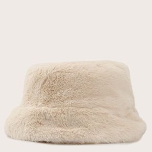 Fuzzy bucket hat